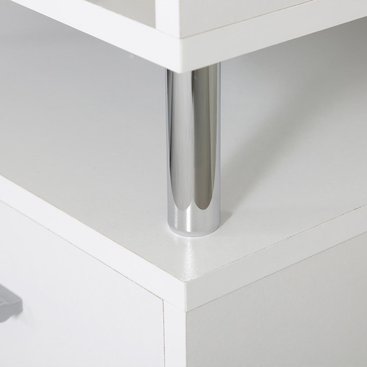 Rosamunde White Beside Table - White – image 5