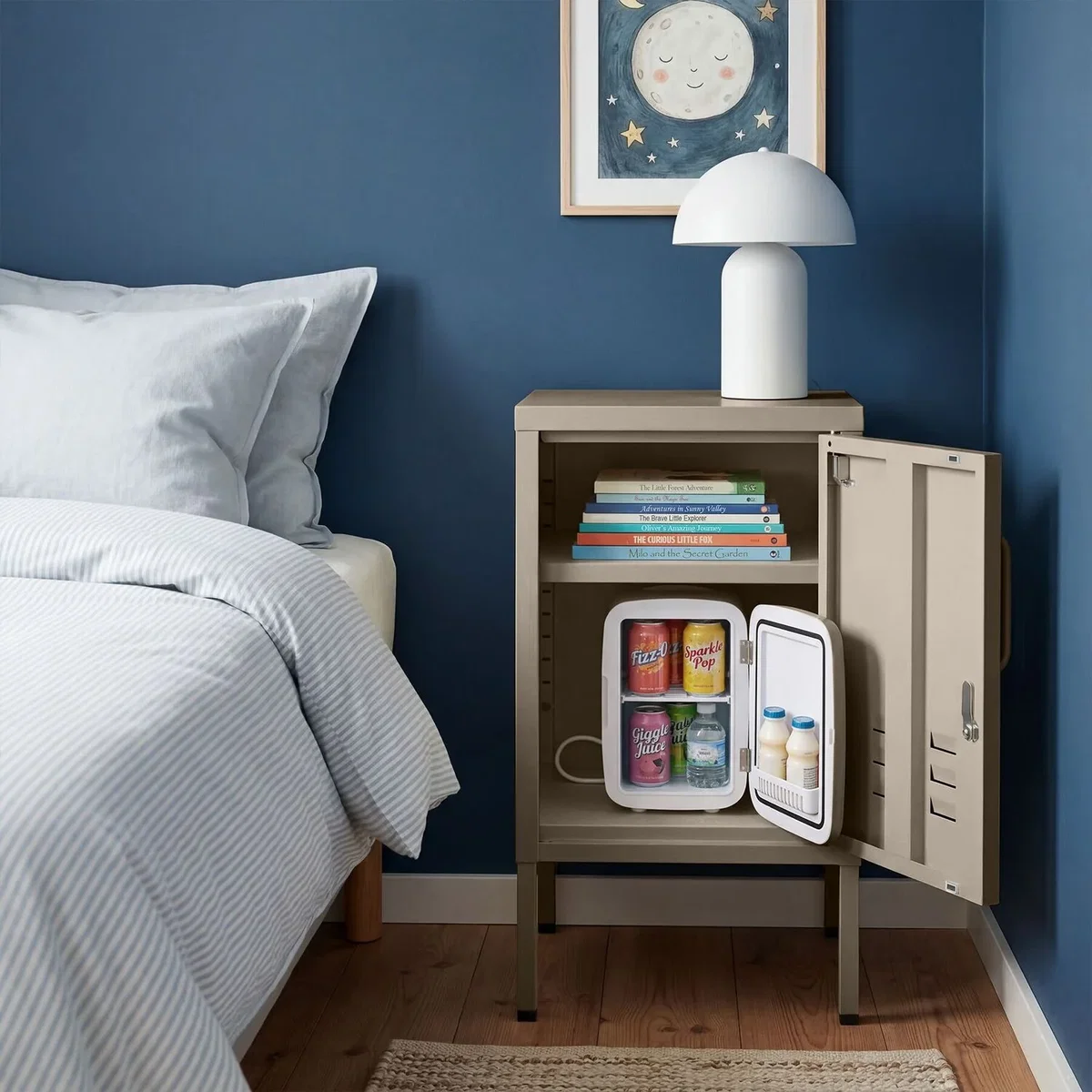 dressforfun® Metal bedside table Baker - Yellow – image 16