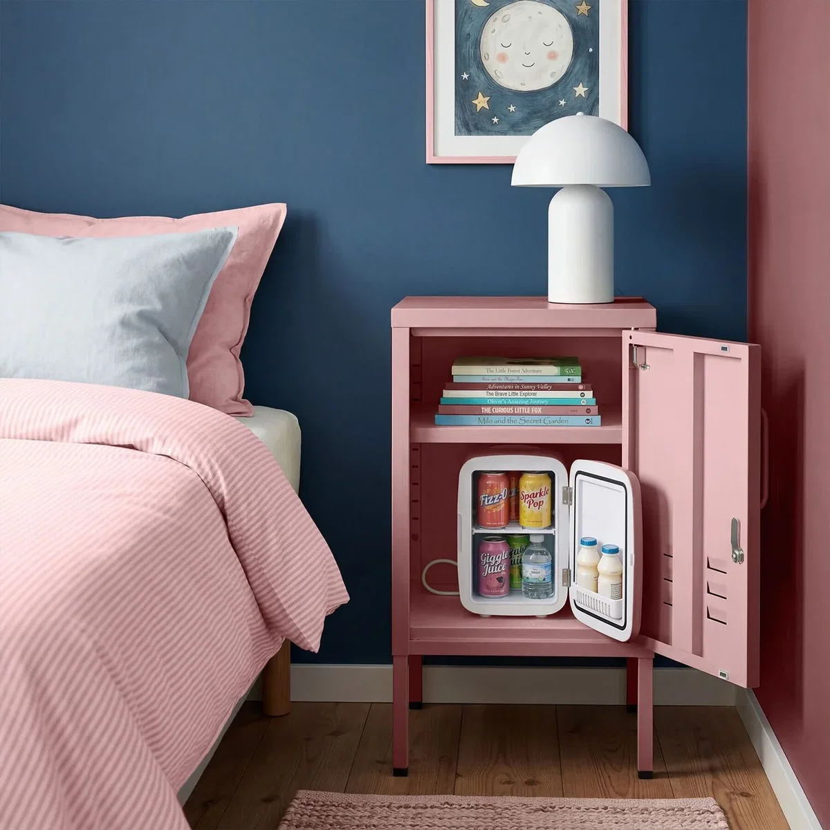 dressforfun® Metal bedside table Baker - Yellow – image 28