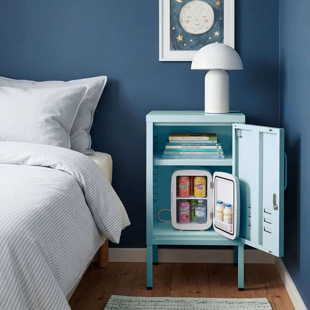 dressforfun® Metal bedside table Baker - Yellow – image 64