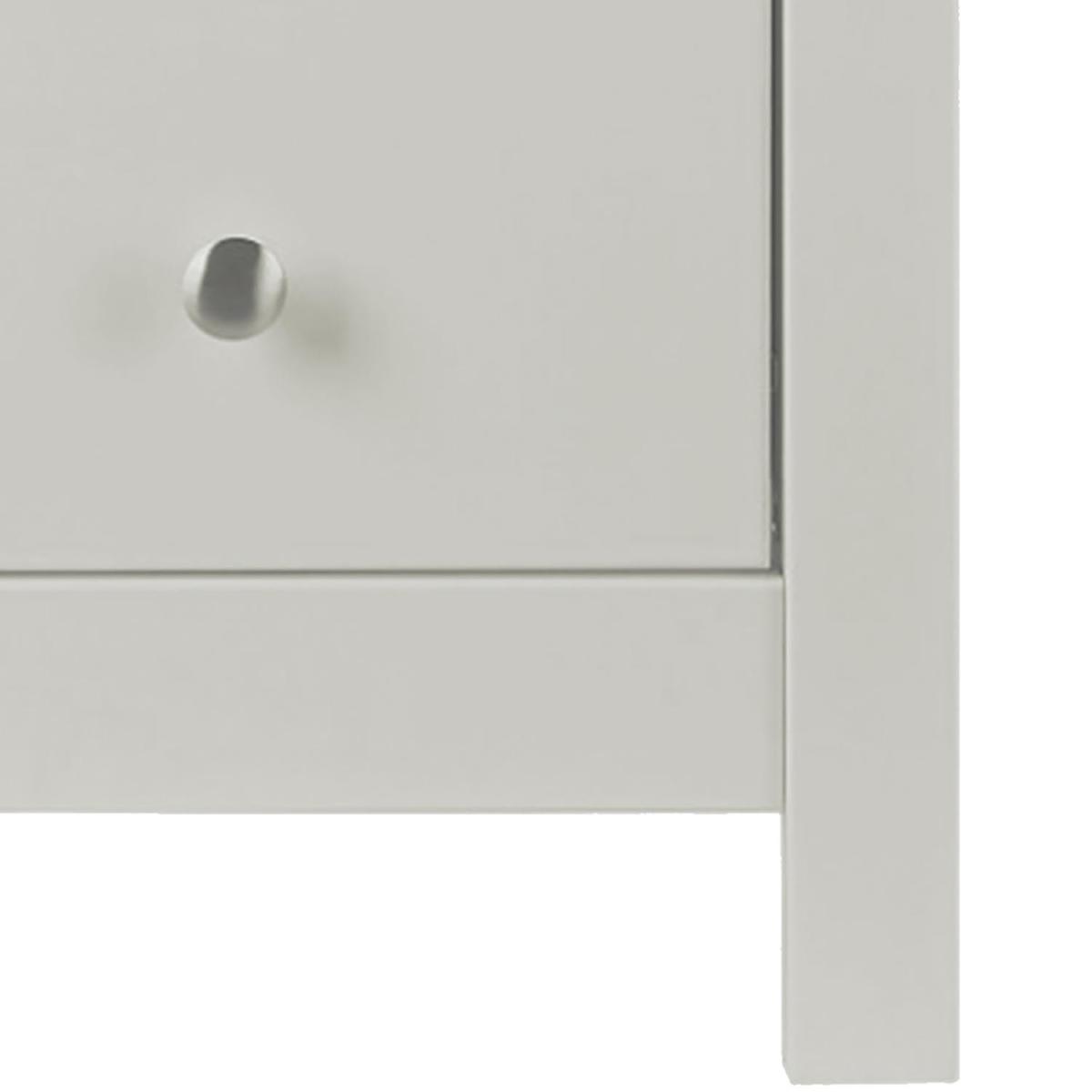Florence 3-Drawer Bedside Table - Light Grey – image 9