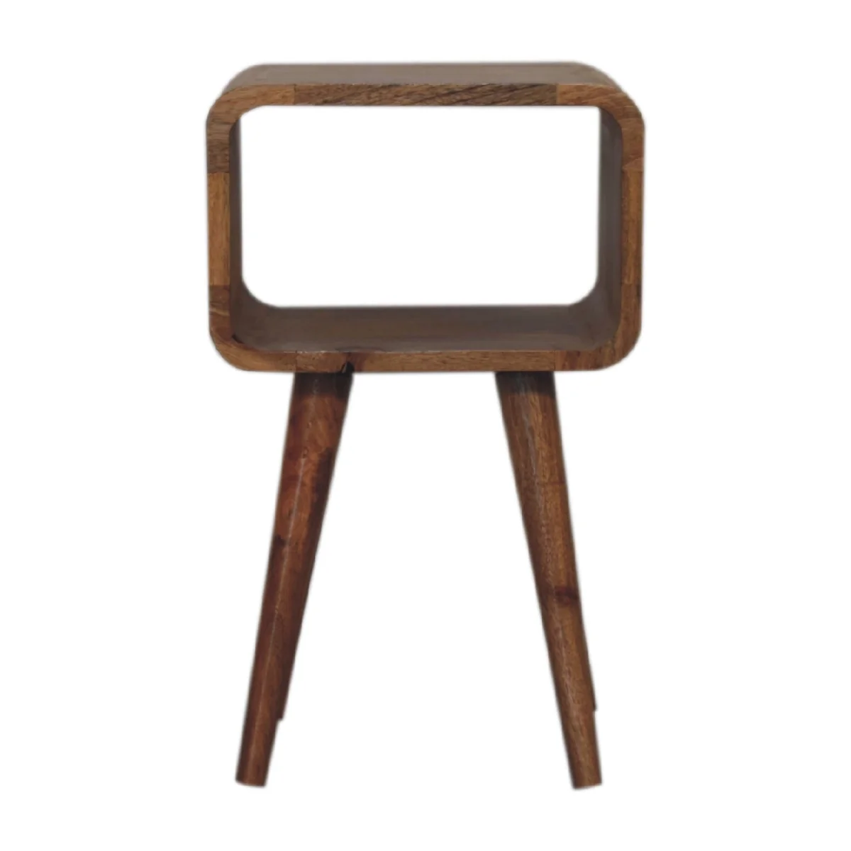 Mini Curved Open Bedside - Brown – image 3
