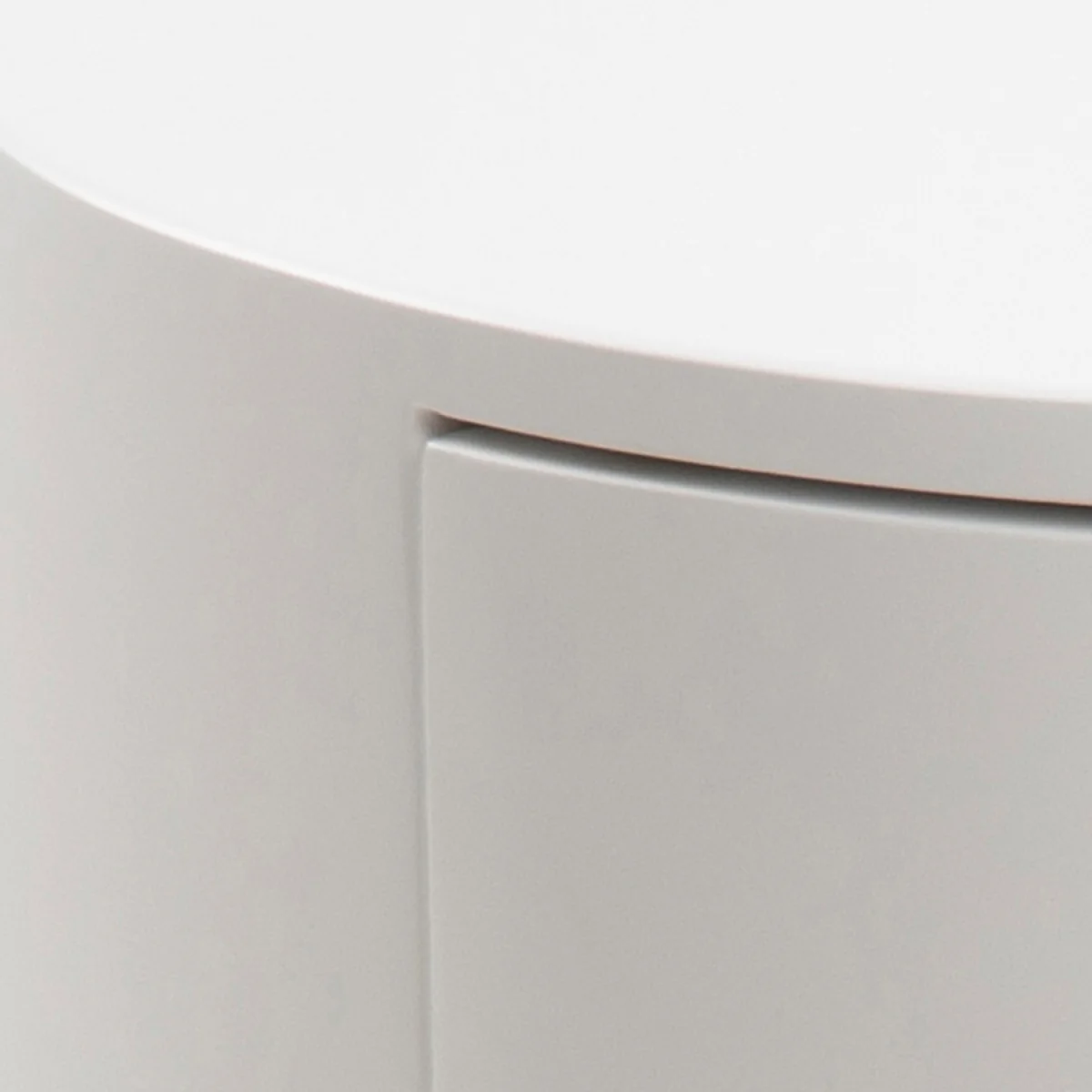 Furniture To Go Polo Round Bedside Table - White – image 5