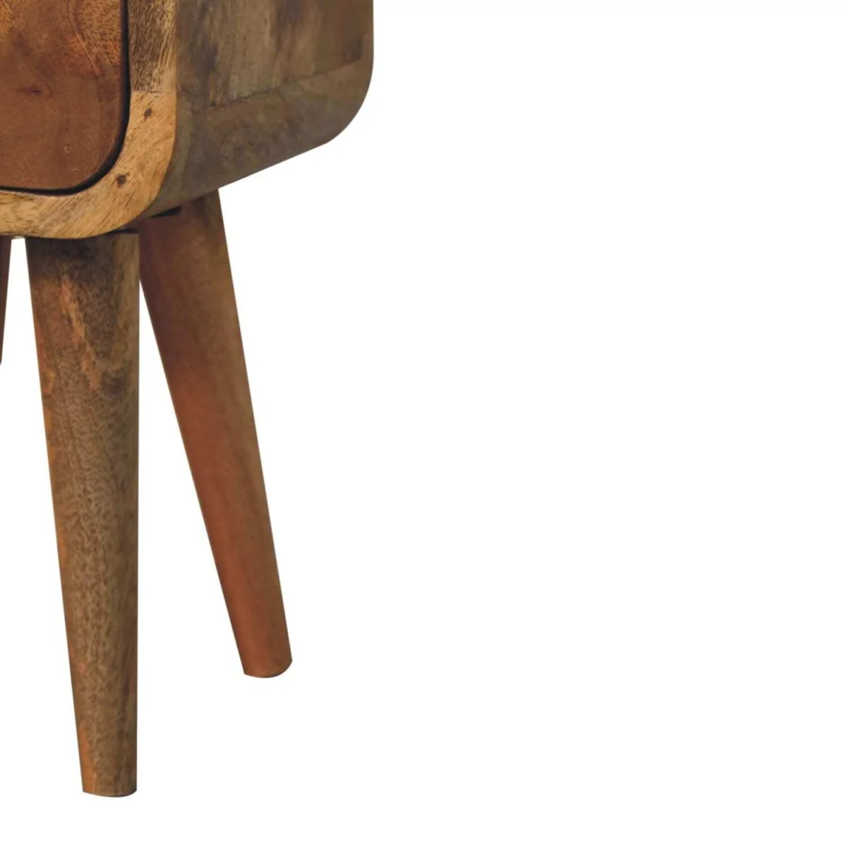 Cagliari Small 2 Drawer Mango Wood Bedside Table - Brown – image 6
