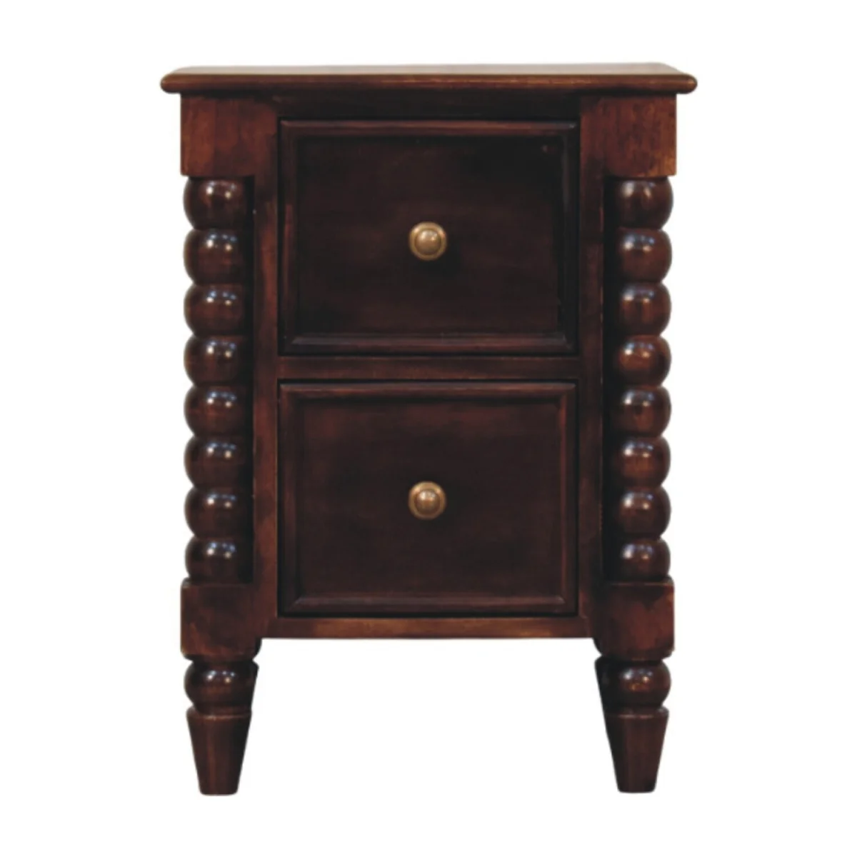 Spindle Winewood Nightstand – image 2