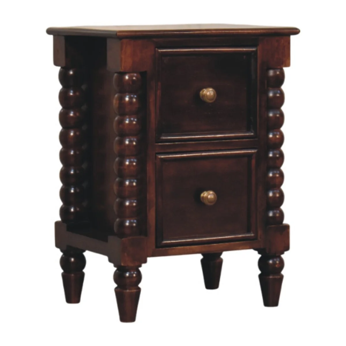 Spindle Winewood Nightstand – image 3