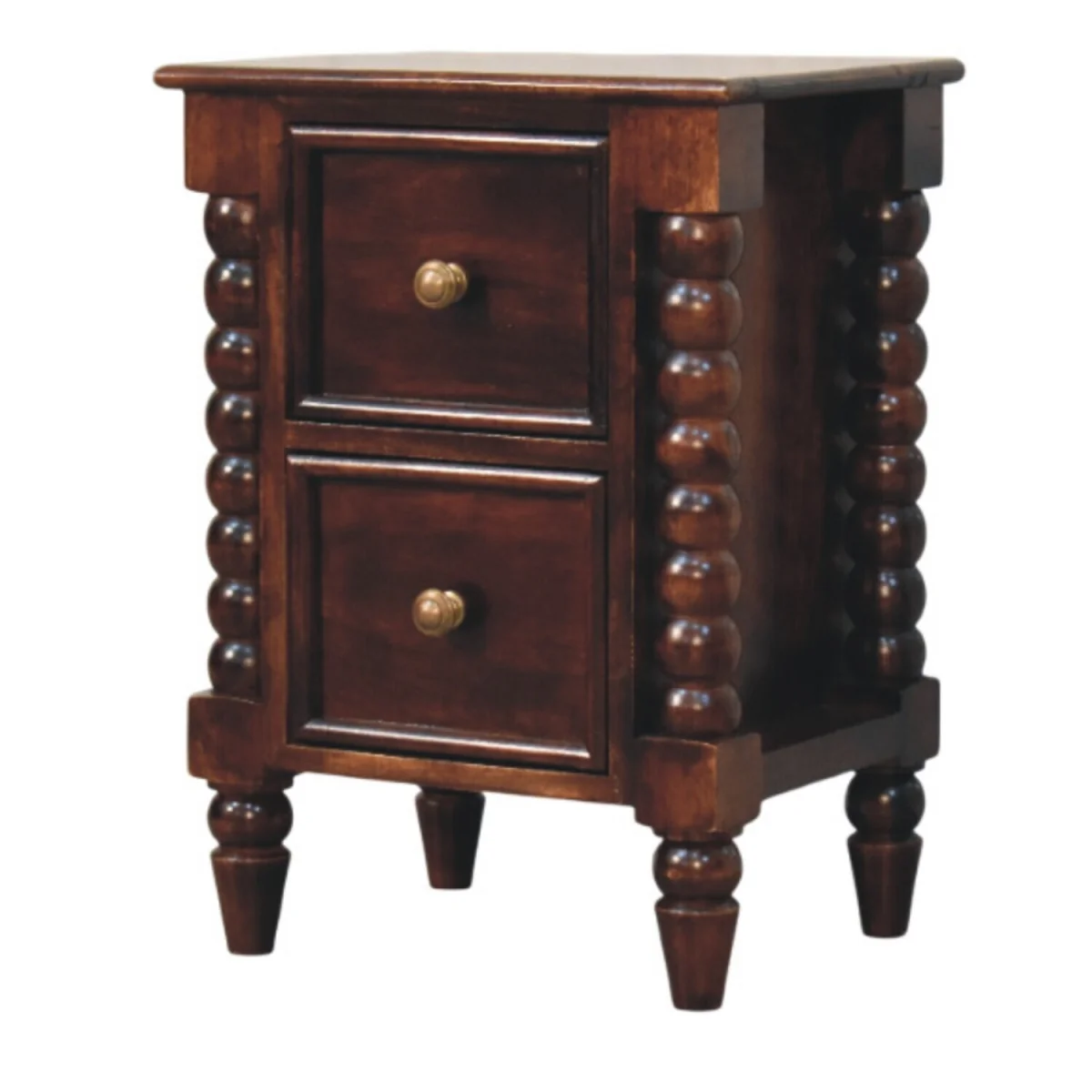 Spindle Winewood Nightstand – image 4