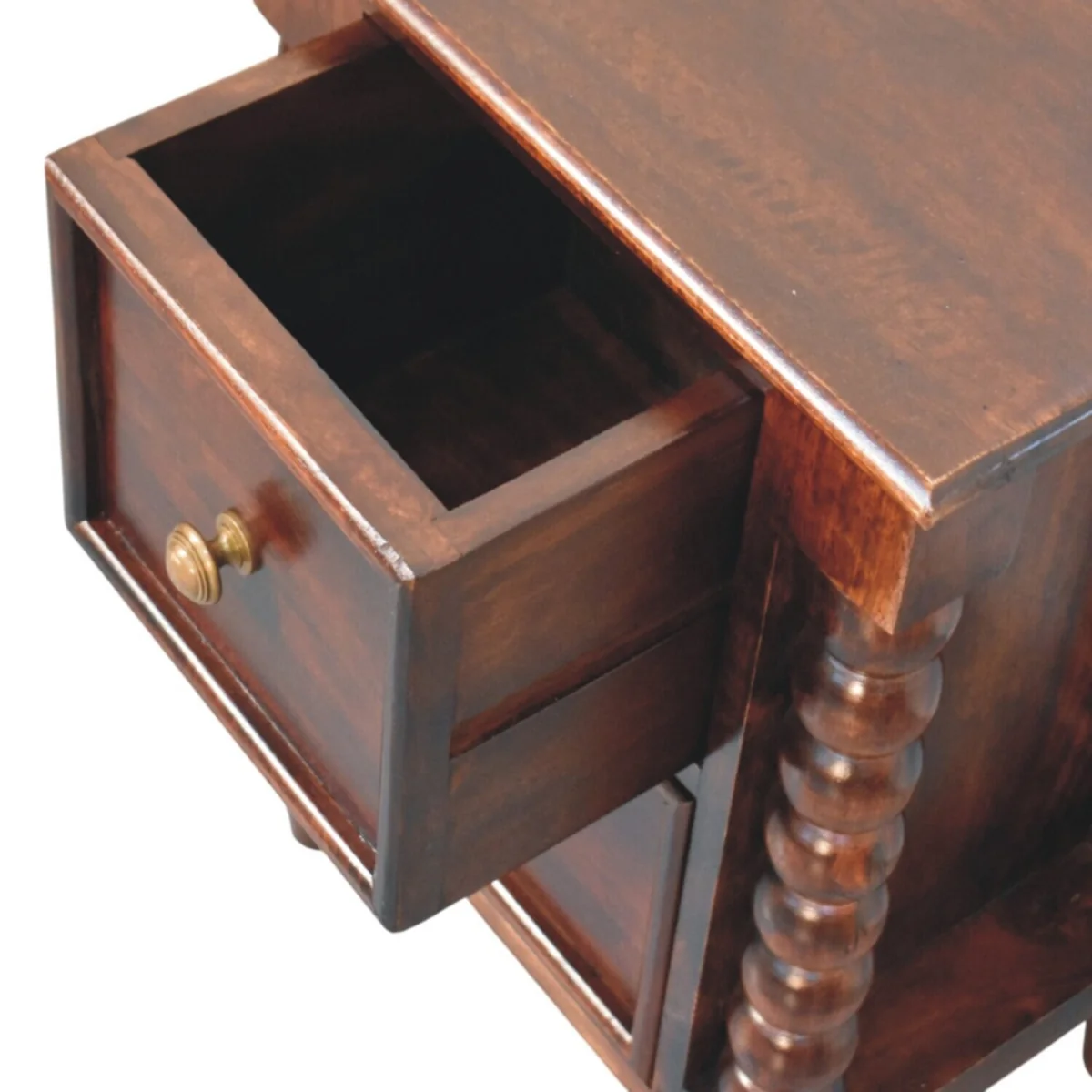 Spindle Winewood Nightstand – image 7