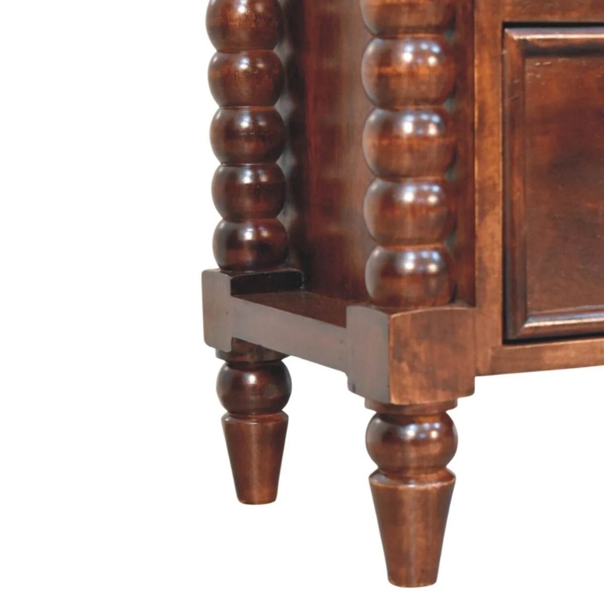 Spindle Winewood Nightstand – image 8