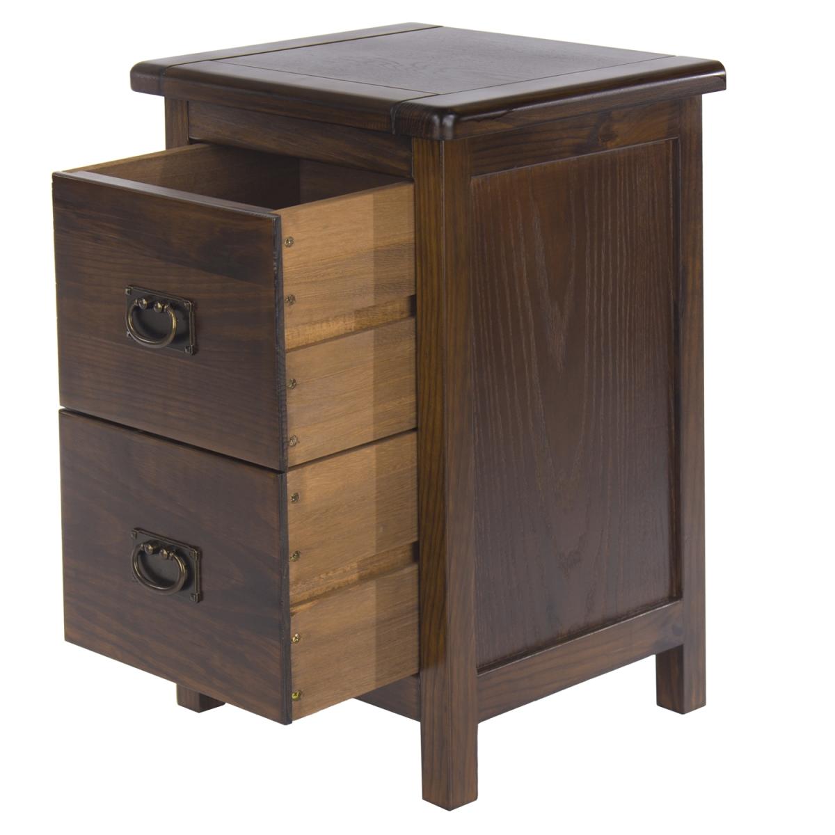 Boston 2 Drawer Petite Bedside Cabinet – image 2