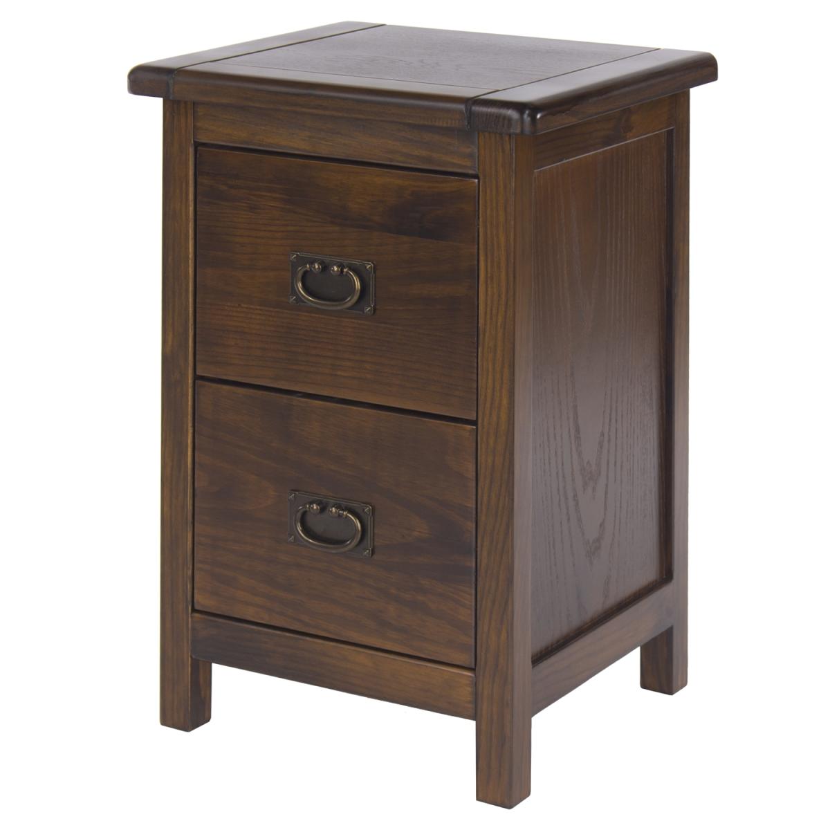 Boston 2 Drawer Petite Bedside Cabinet – image 3
