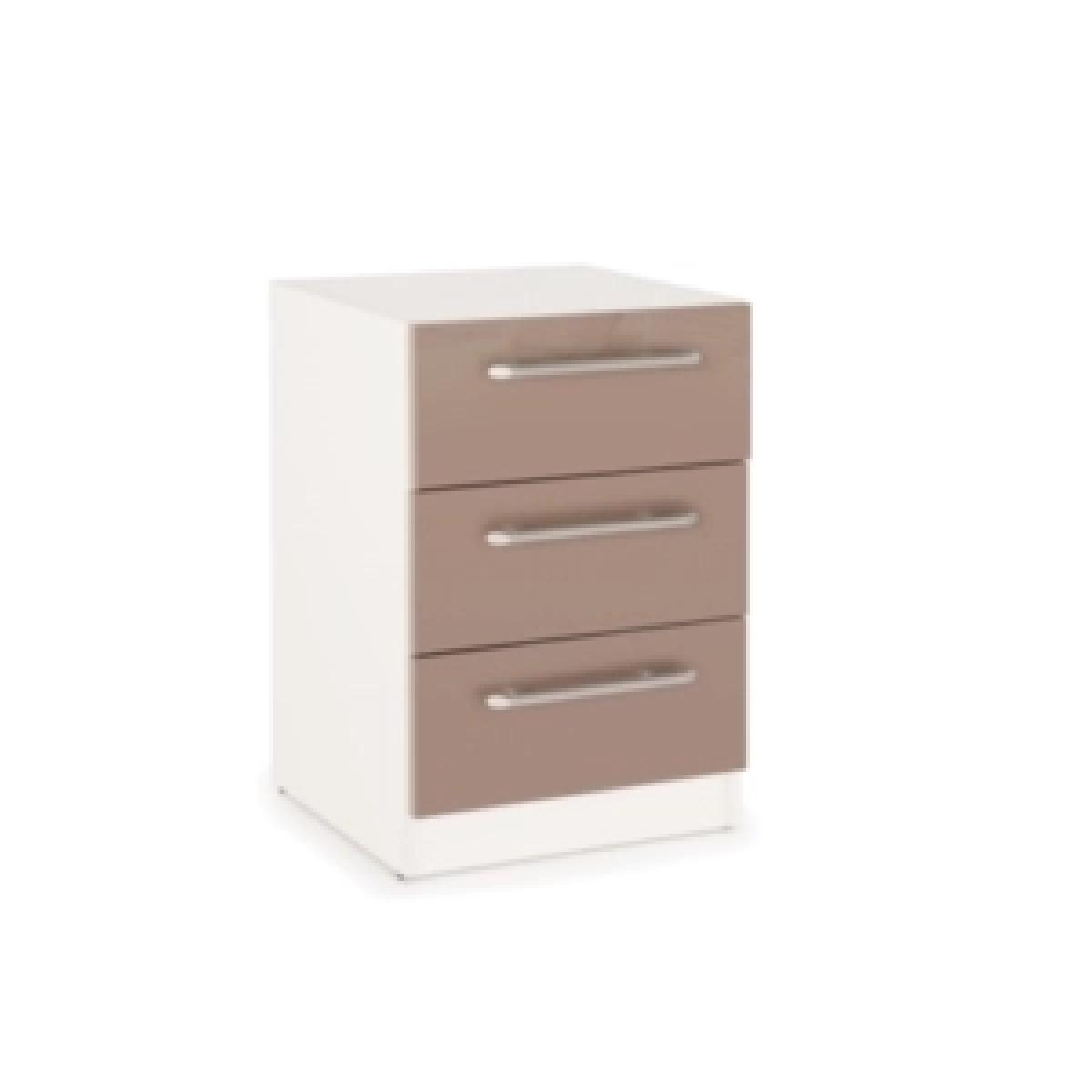 Ashburton Bedside Table - Oak / Gloss White – image 2