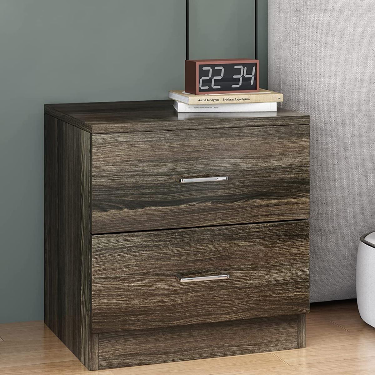 Dripex Bedside Table with 2 Drawers - Retro – image 2