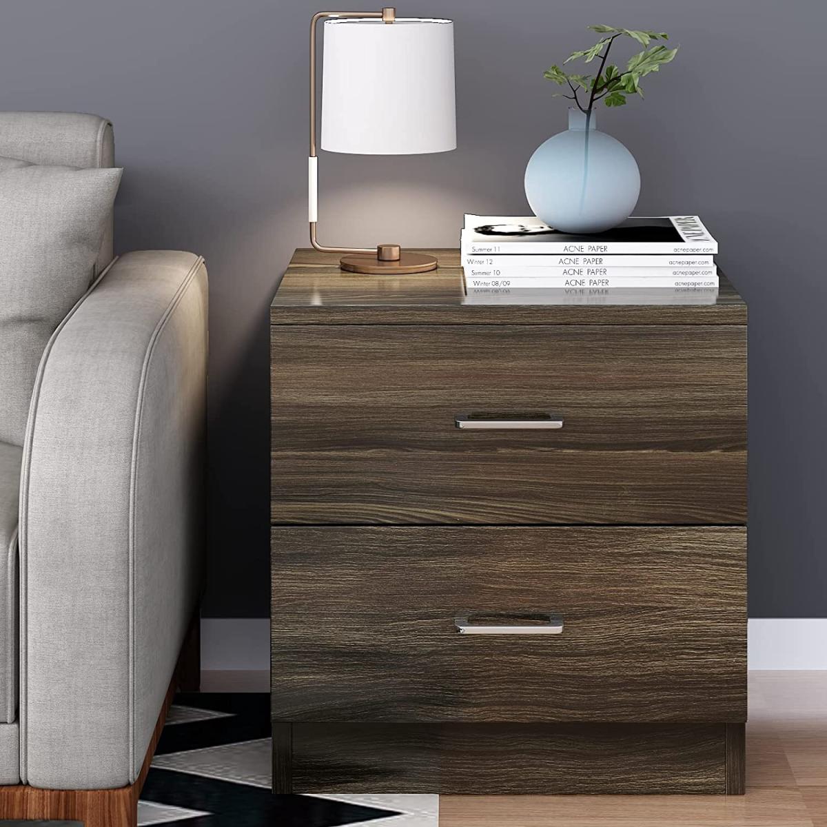 Dripex Bedside Table with 2 Drawers - Retro – image 5