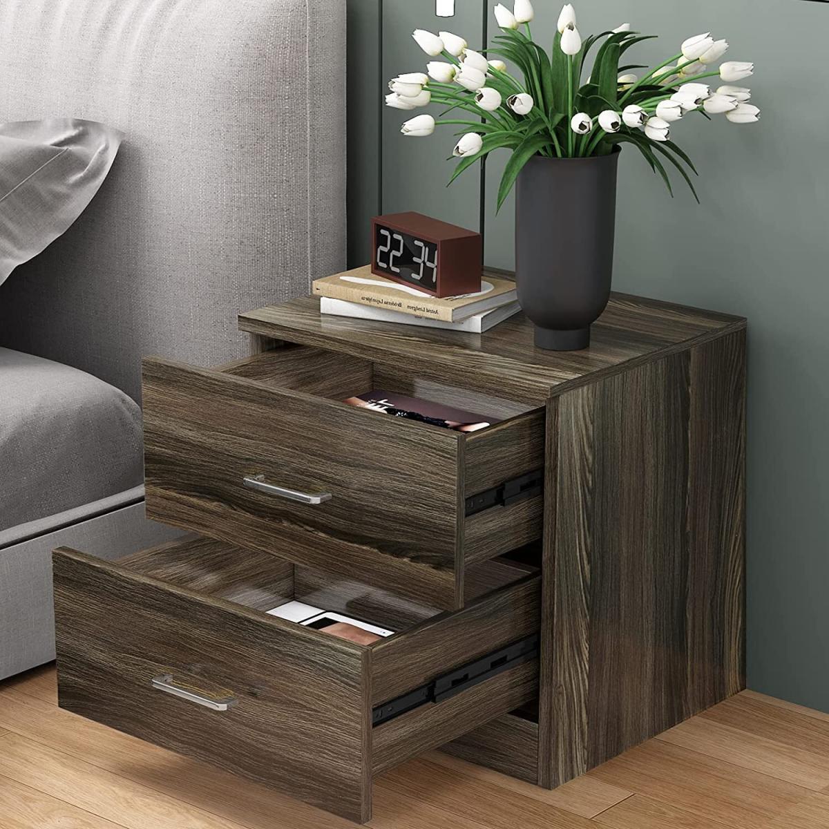 Dripex Bedside Table with 2 Drawers - Retro – image 7