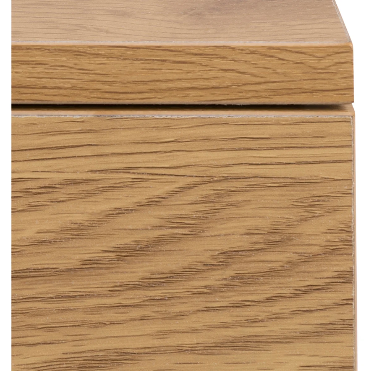 Avignon Square Bedside Table 1 Drawer - Oak – image 11