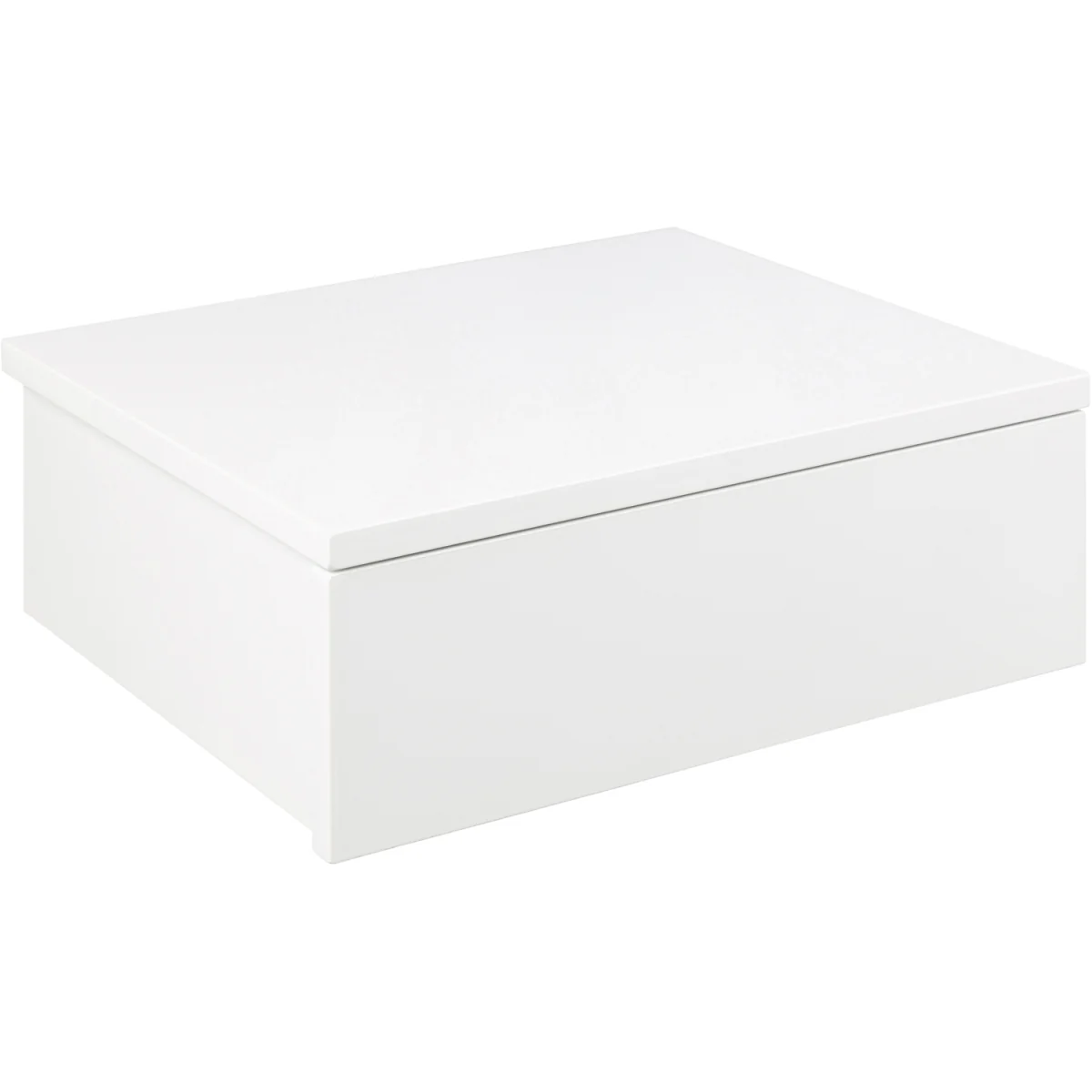 Avignon Square Bedside Table 1 Drawer - Oak – image 3