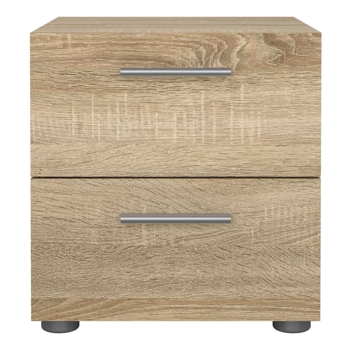 Wyld Haus Daejeon 2-Drawer Bedside Table, Natural Oak-Effect - Brown – image 2