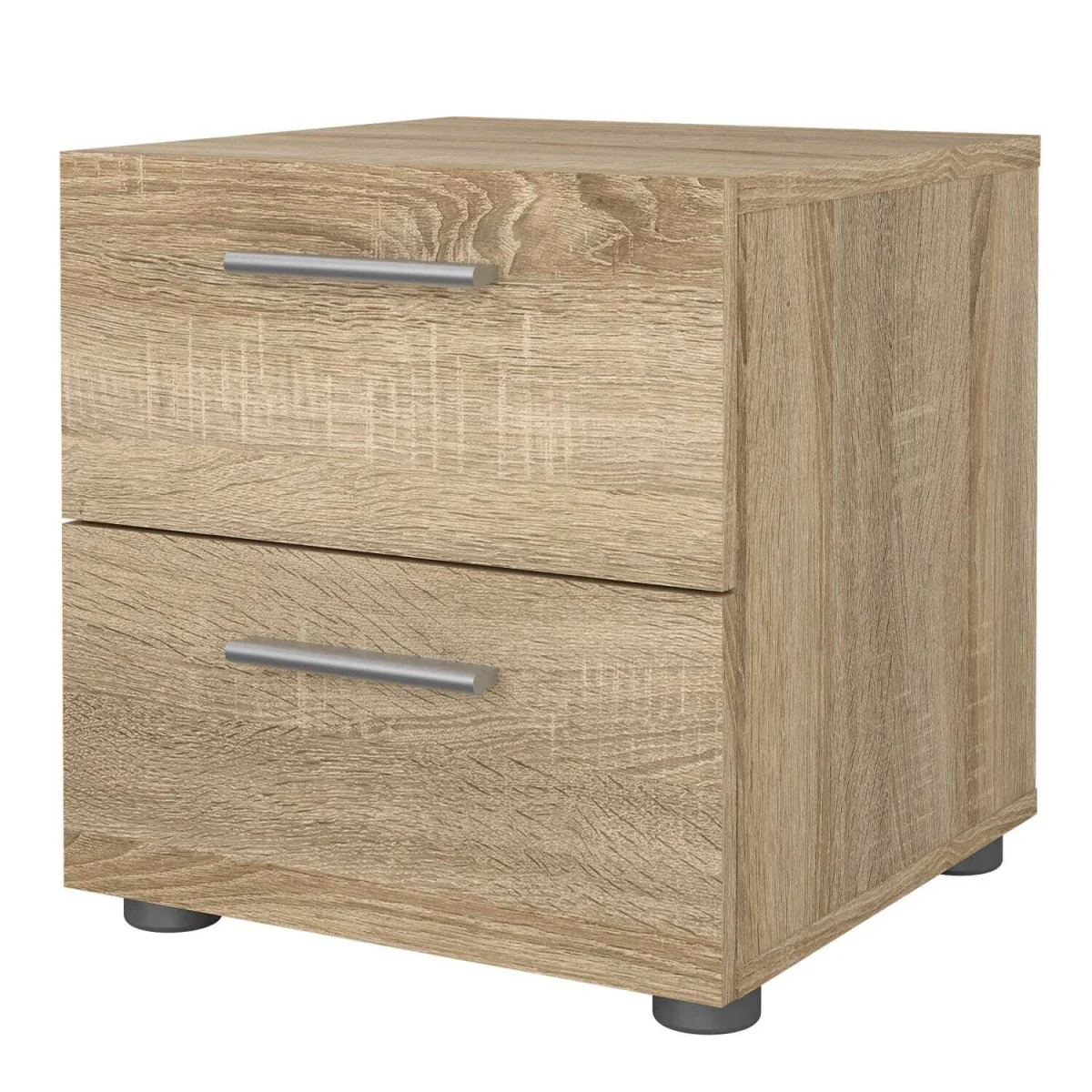 Wyld Haus Daejeon 2-Drawer Bedside Table, Natural Oak-Effect - Brown – image 3