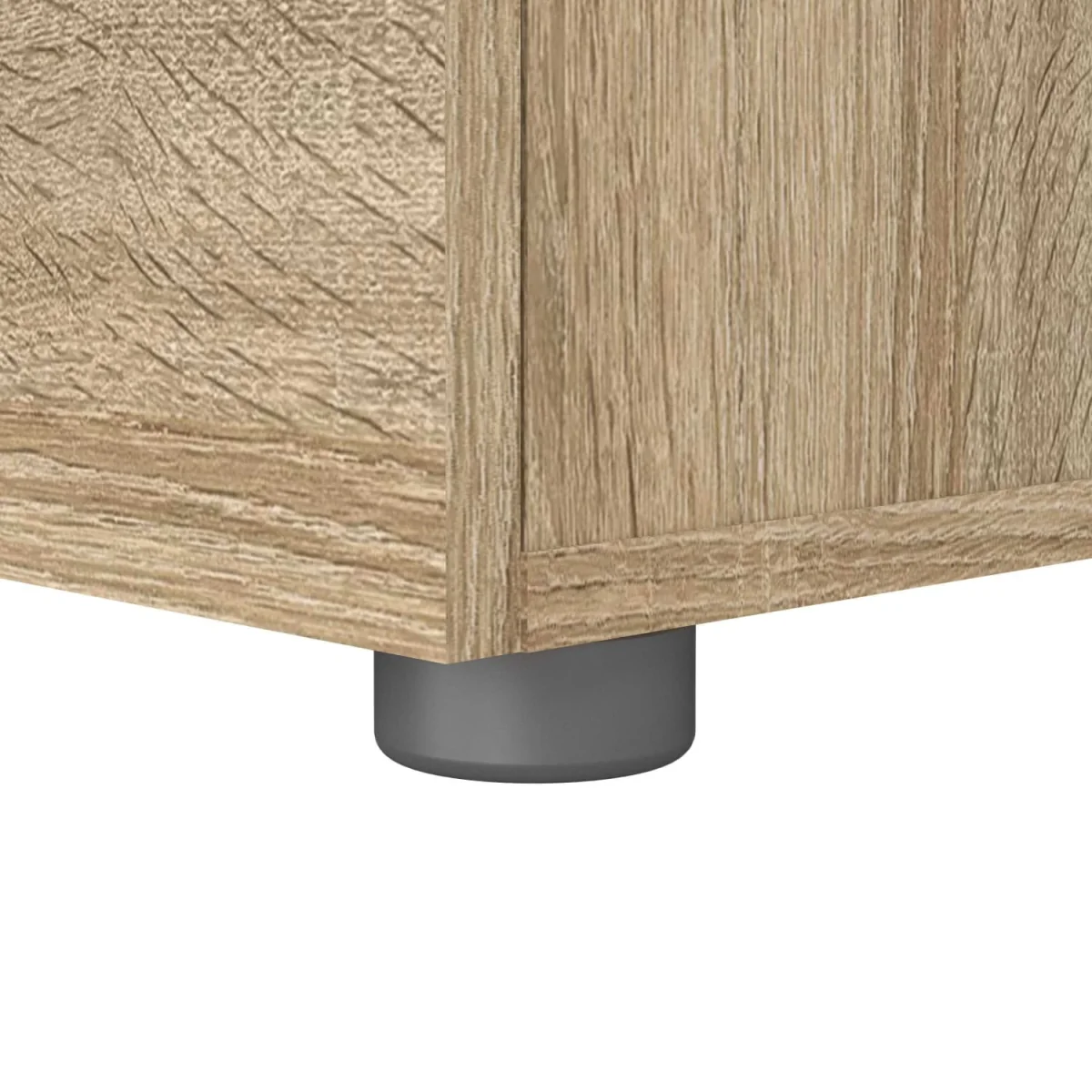 Wyld Haus Daejeon 2-Drawer Bedside Table, Natural Oak-Effect - Brown – image 4