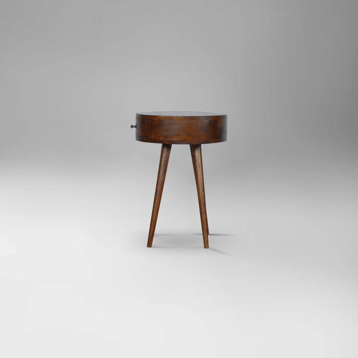 Slim Circular Bedside Table - Spicy Mix – image 6