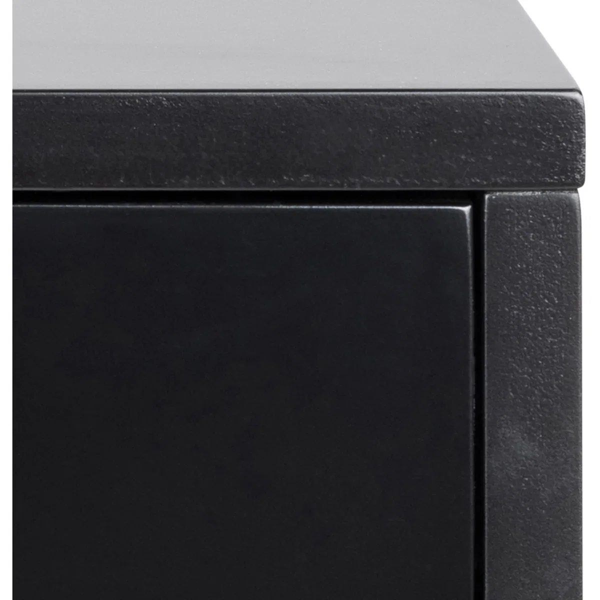 Cholet Square Bedside Table 1 Drawer - Black – image 6