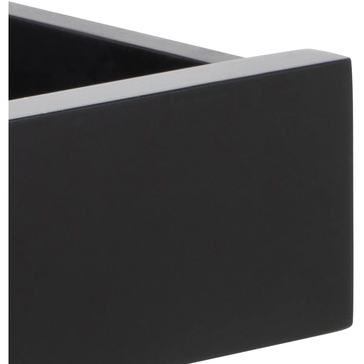 Cholet Square Bedside Table 1 Drawer - Black – image 7