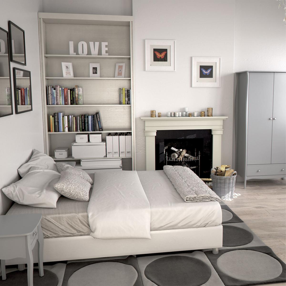 Baroque Bedside Table - Grey – image 9