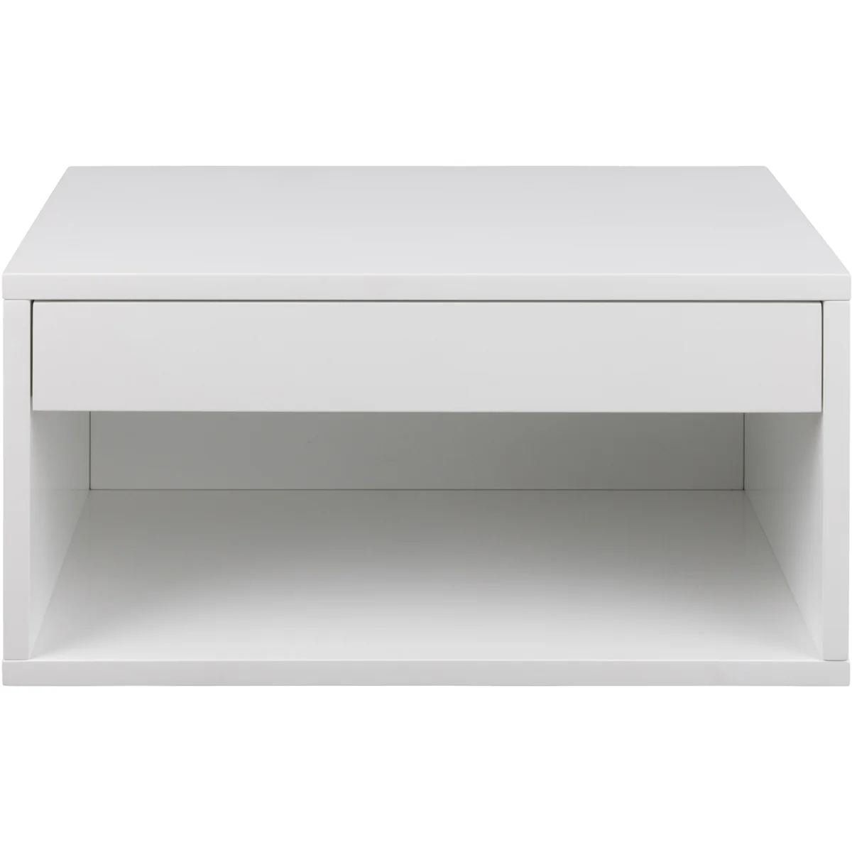 Cholet Square Bedside Table 1 Drawer - White – image 3