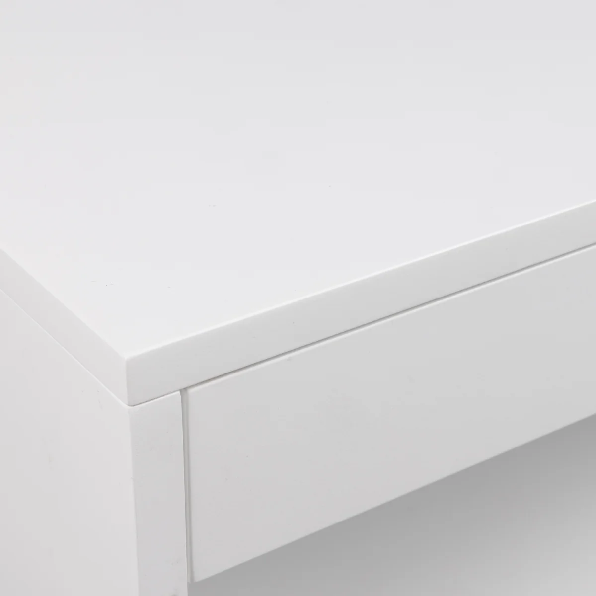 Cholet Square Bedside Table 1 Drawer - White – image 5