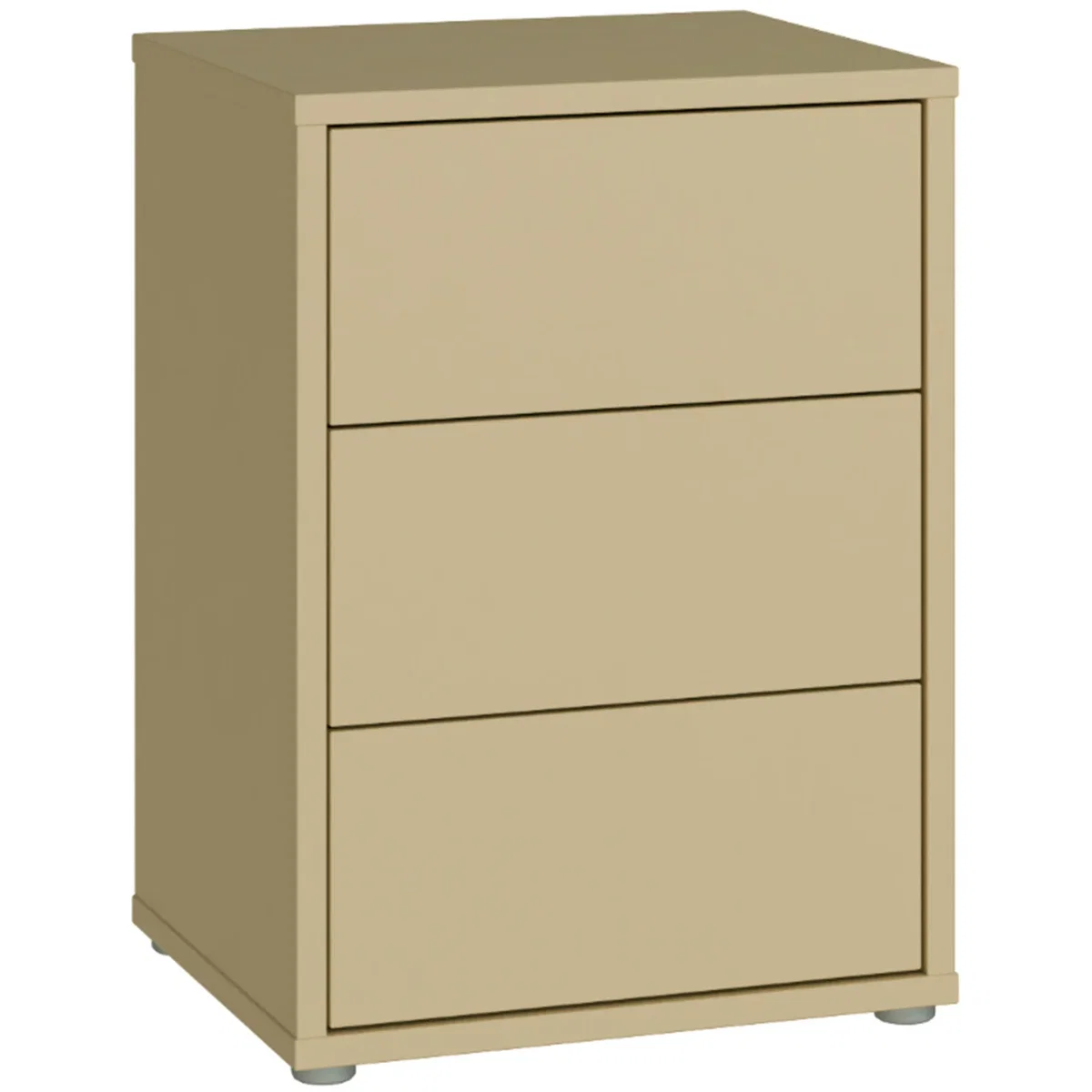 Alice Springs Bedside Cabinet with 3 Drawers Push-Open in Terracotta - Night Blue – image 22