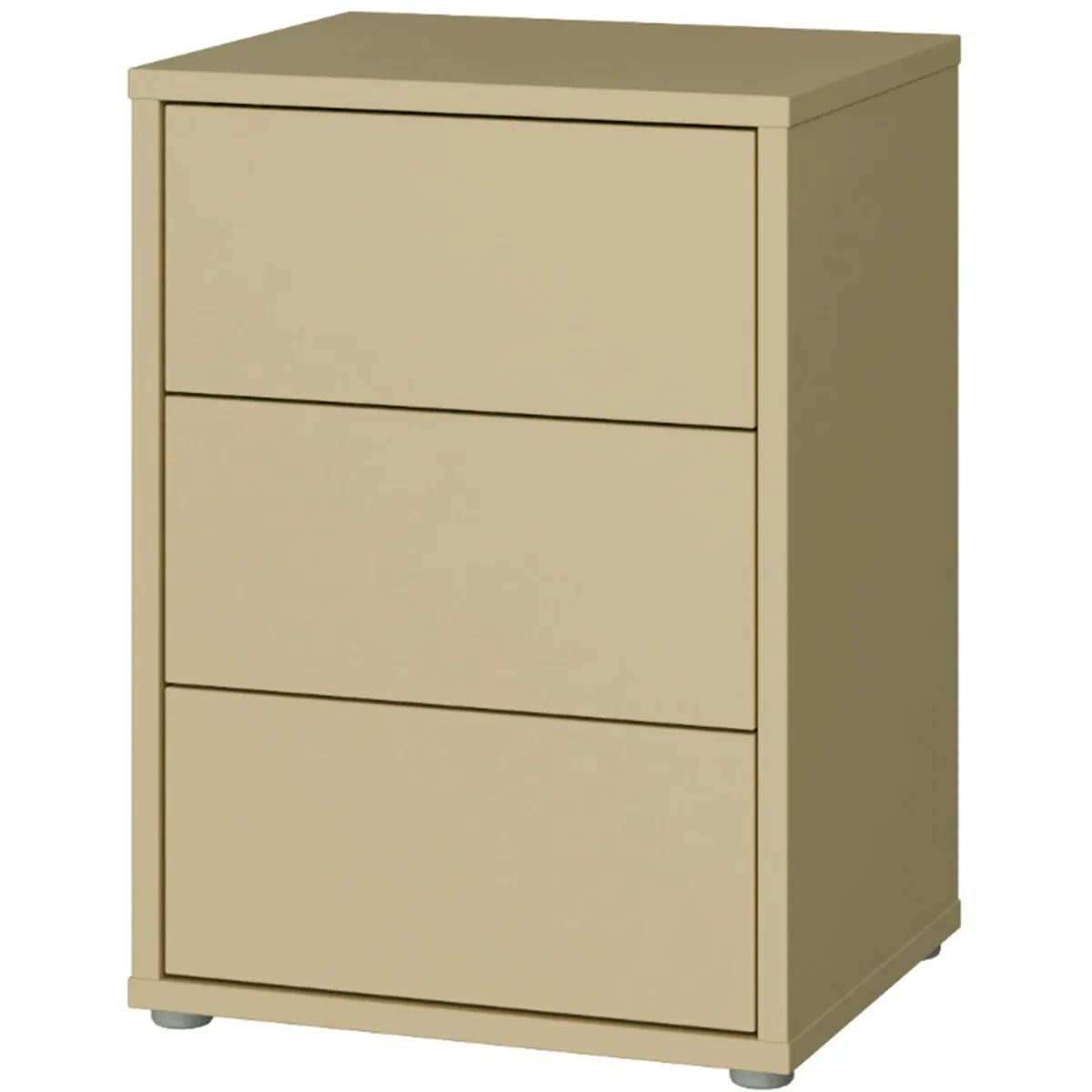 Alice Springs Bedside Cabinet with 3 Drawers Push-Open in Terracotta - Night Blue – image 23