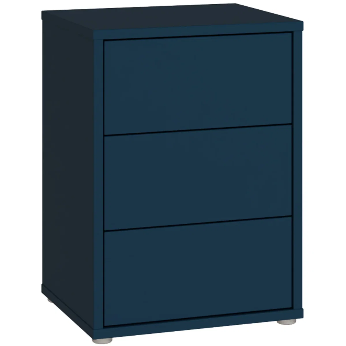 Alice Springs Bedside Cabinet with 3 Drawers Push-Open in Terracotta - Night Blue – image 25