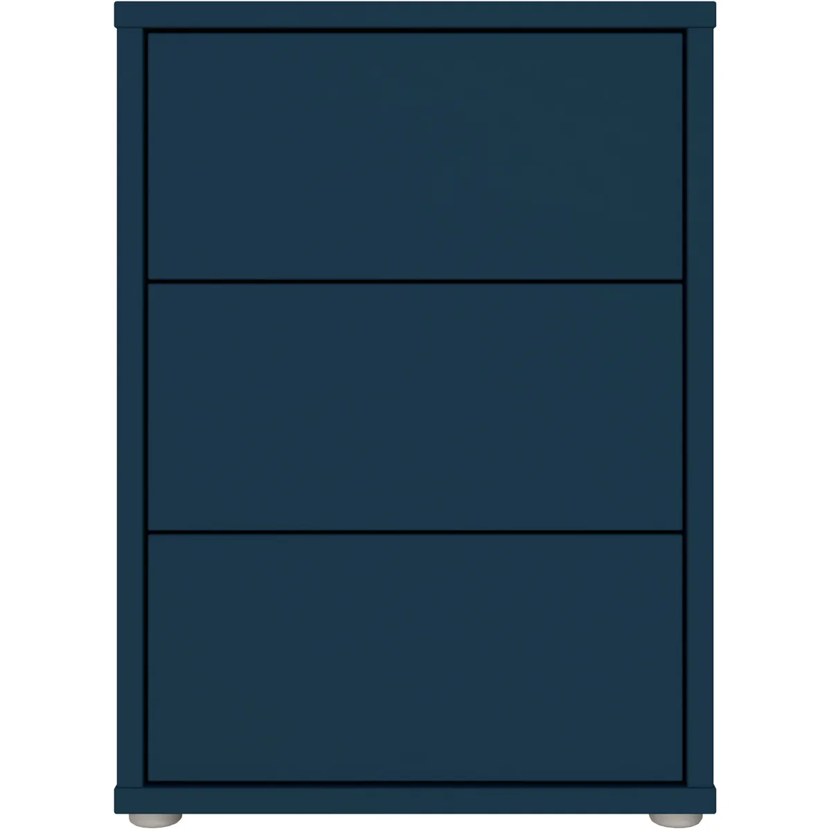 Alice Springs Bedside Cabinet with 3 Drawers Push-Open in Terracotta - Night Blue – image 26