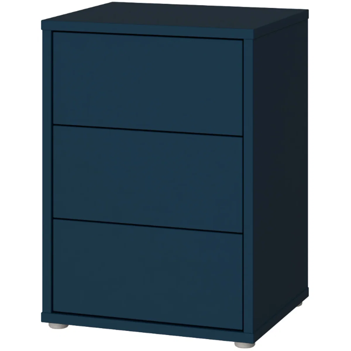 Alice Springs Bedside Cabinet with 3 Drawers Push-Open in Terracotta - Night Blue – image 27