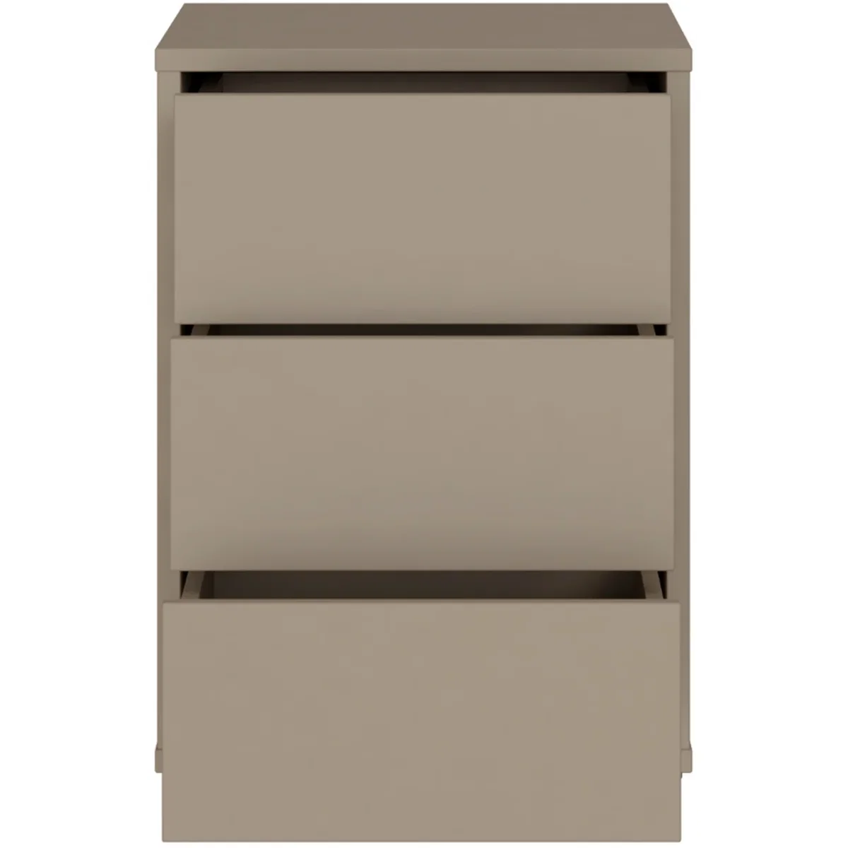 Alice Springs Bedside Cabinet with 3 Drawers Push-Open in Terracotta - Night Blue – image 34