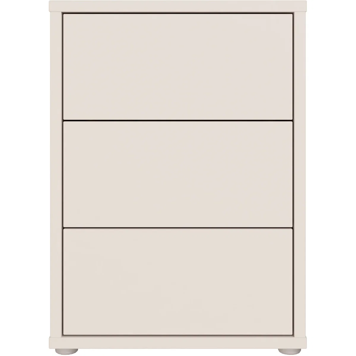 Alice Springs Bedside Cabinet with 3 Drawers Push-Open in Terracotta - Night Blue – image 8