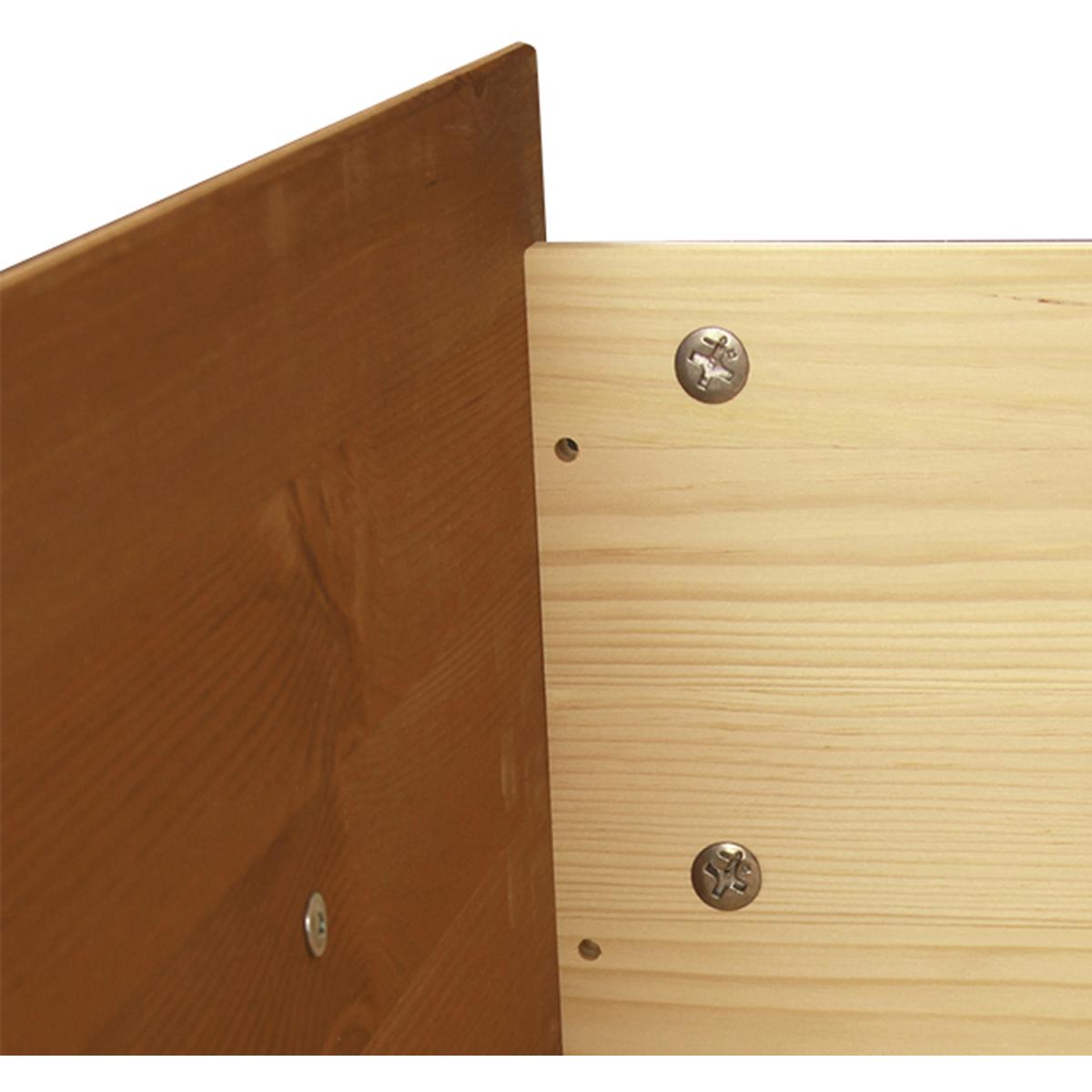 Cecilia Three Drawer Bedside - Pine – image 5