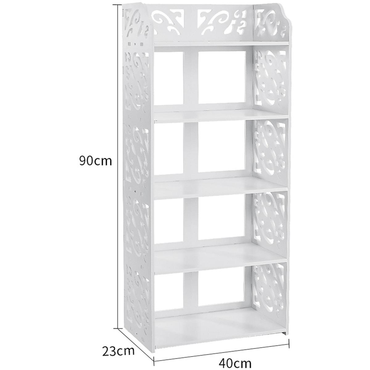 Hollow Out Bedside Tables  - White / 90cm – image 3