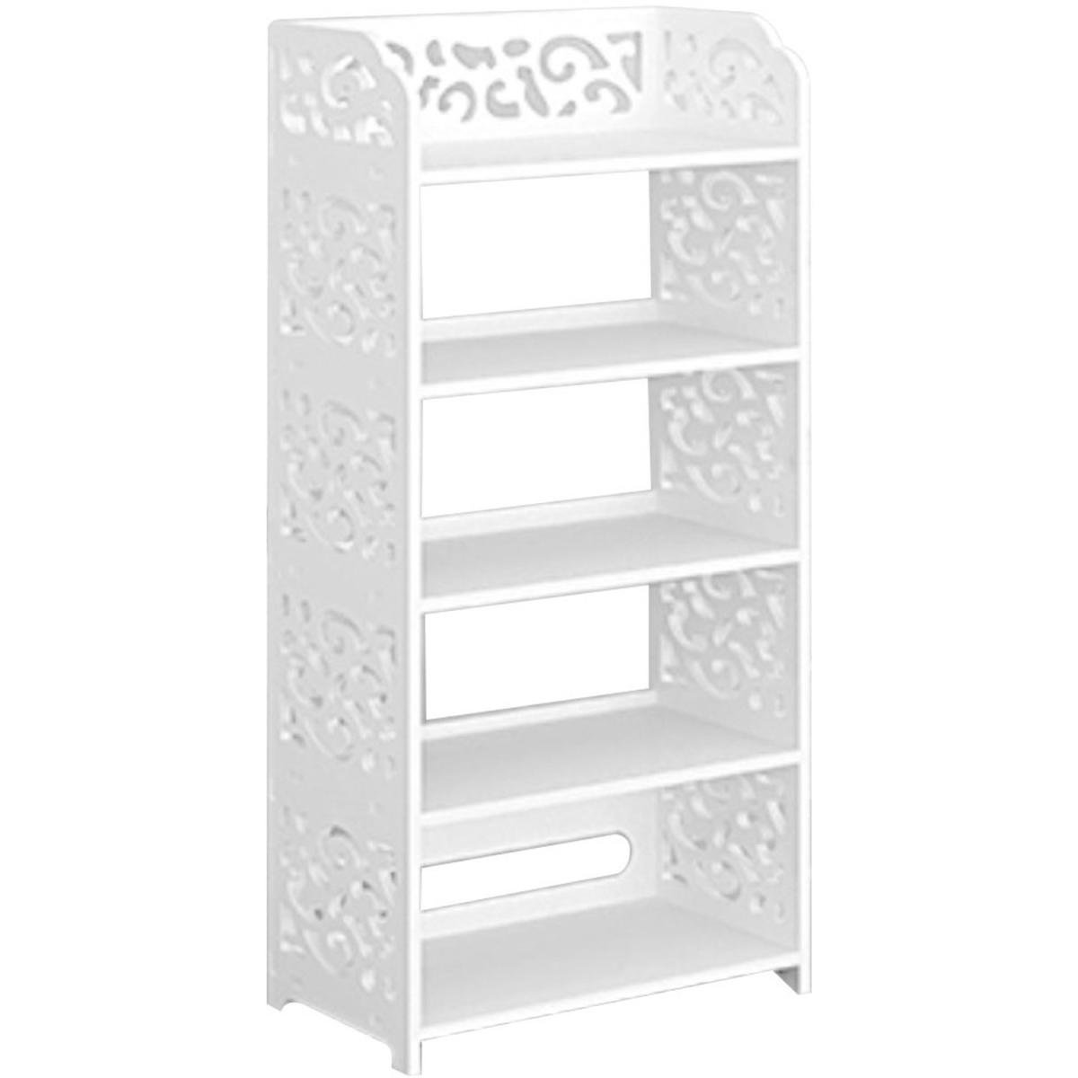 Hollow Out Bedside Tables  - White / 90cm – image 4