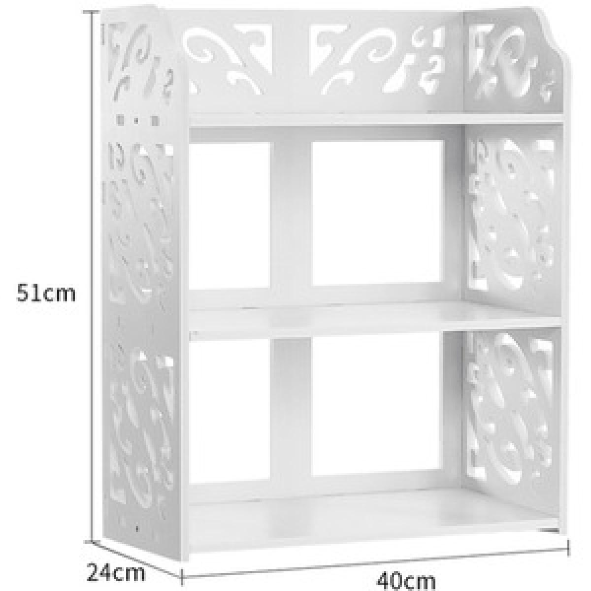 Hollow Out Bedside Tables  - White / 90cm – image 7