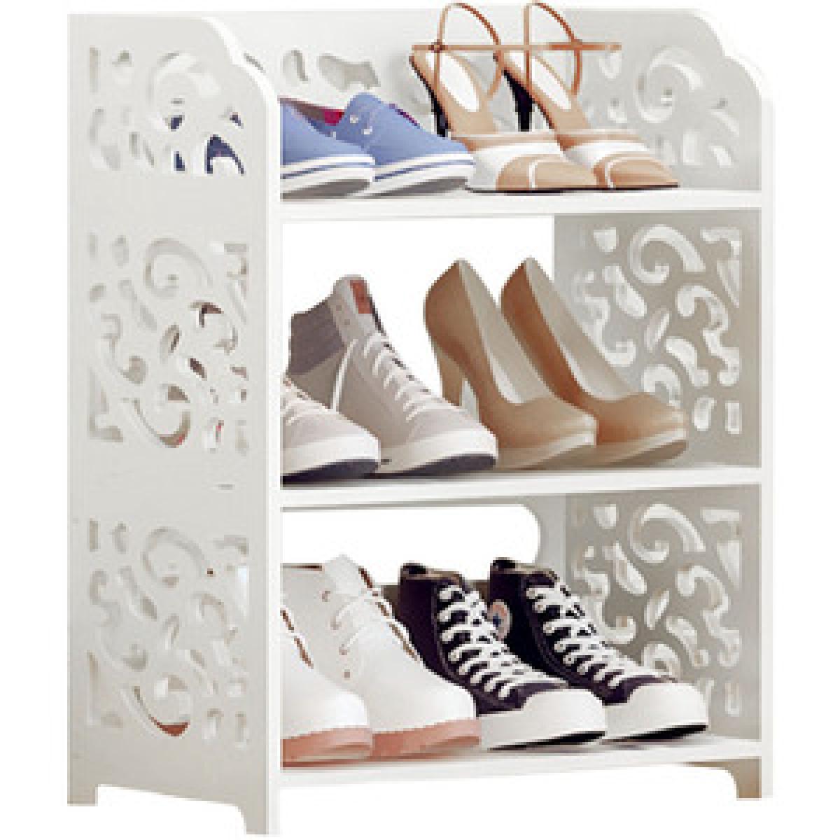 Hollow Out Bedside Tables  - White / 90cm – image 10