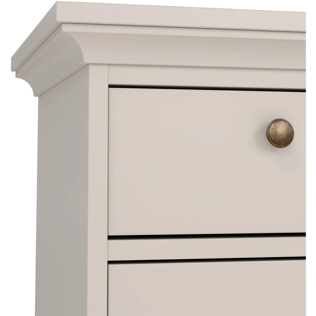 Paris Nightstand 1 door 1 Drawer in Cashmere - Cashmere – image 8