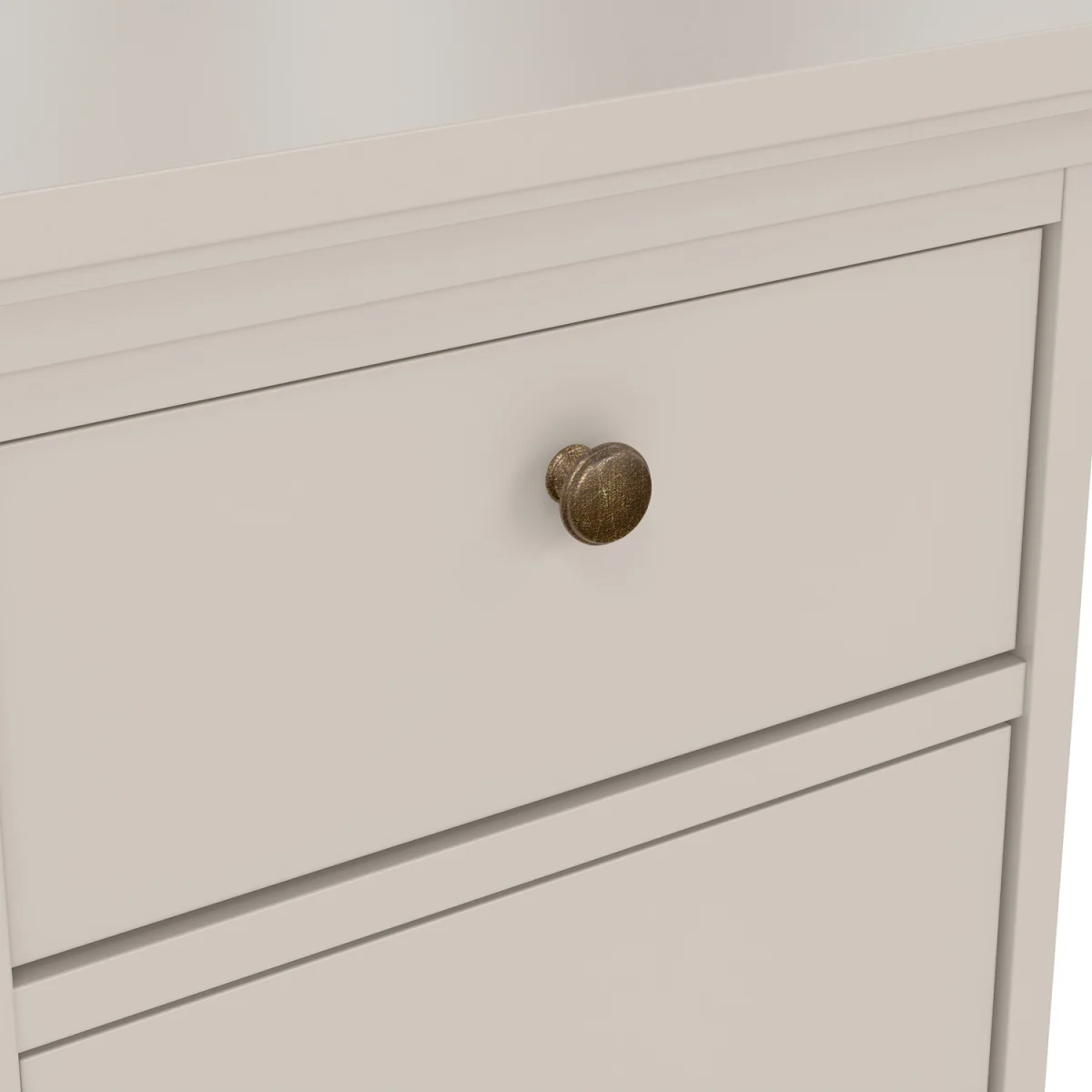 Paris Nightstand 1 door 1 Drawer in Cashmere - Cashmere – image 9