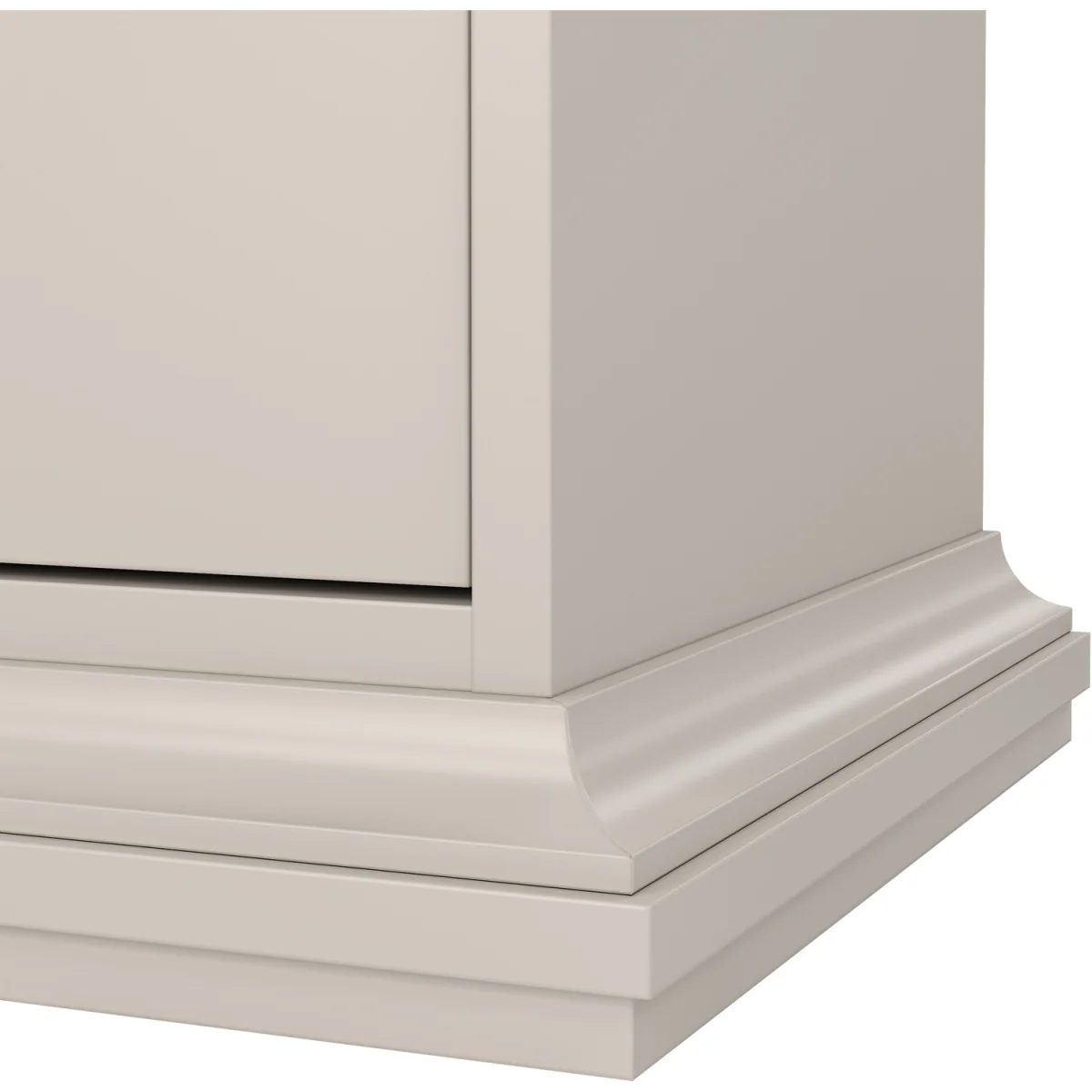 Paris Nightstand 1 door 1 Drawer in Cashmere - Cashmere – image 10