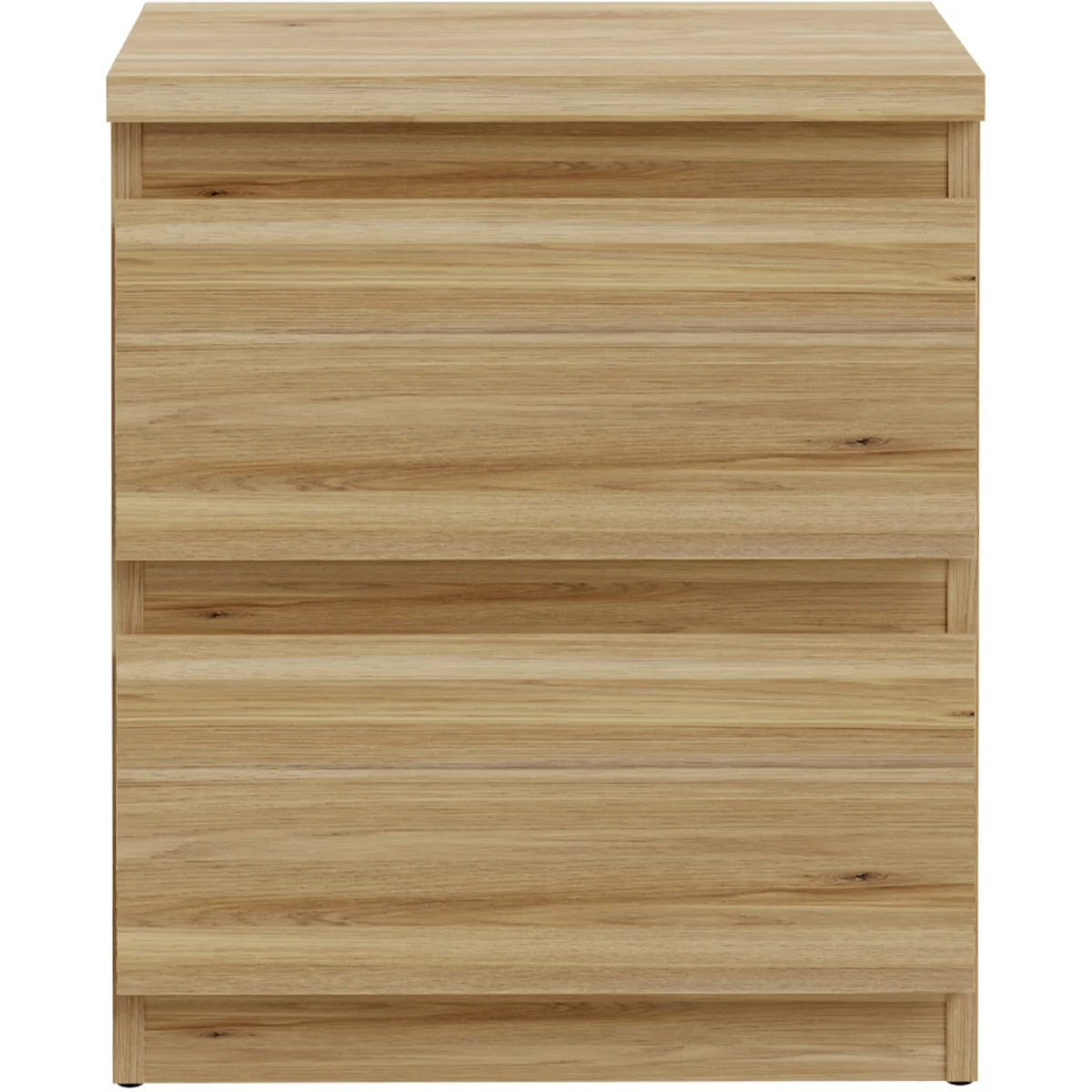 Edmore 3 Drawer Bedside Chest - Light Grey – image 2