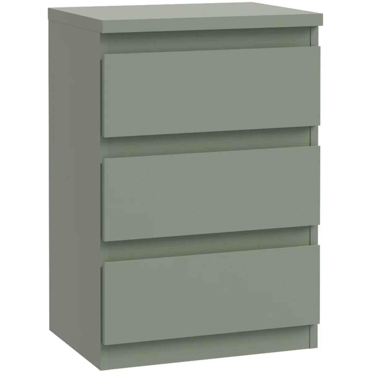 Edmore 3 Drawer Bedside Chest - Light Grey – image 16