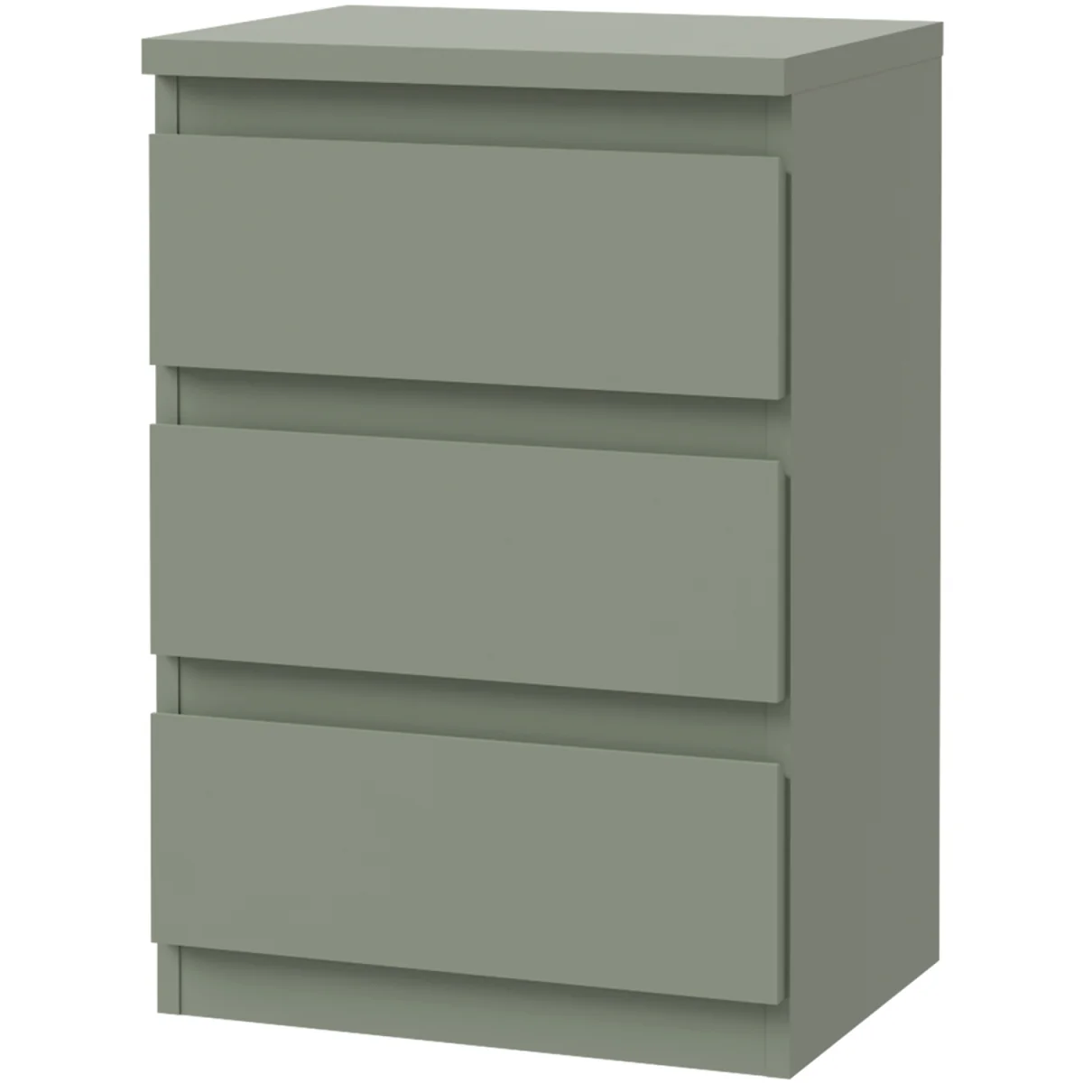 Edmore 3 Drawer Bedside Chest - Light Grey – image 18