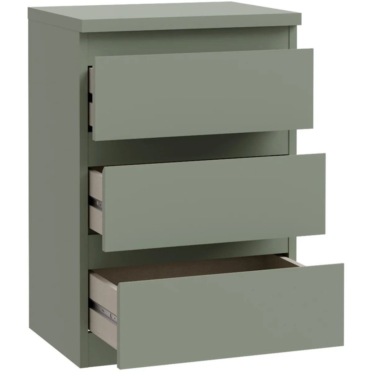 Edmore 3 Drawer Bedside Chest - Light Grey – image 19