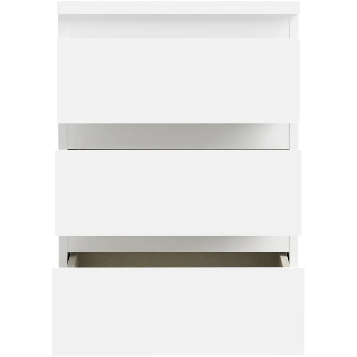 Edmore 3 Drawer Bedside Chest - Light Grey – image 26
